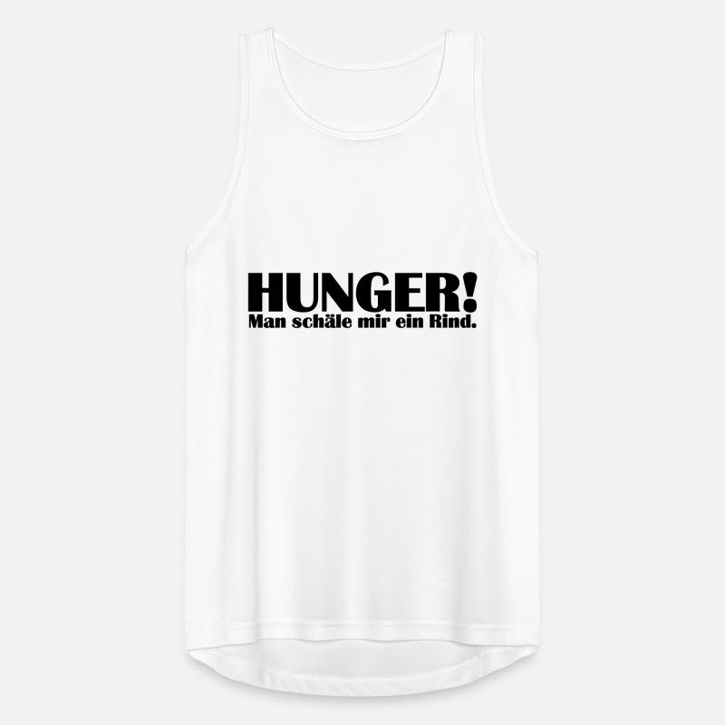 hunger - man schäle mir ein rind Männer Tank Top atmungsaktiv