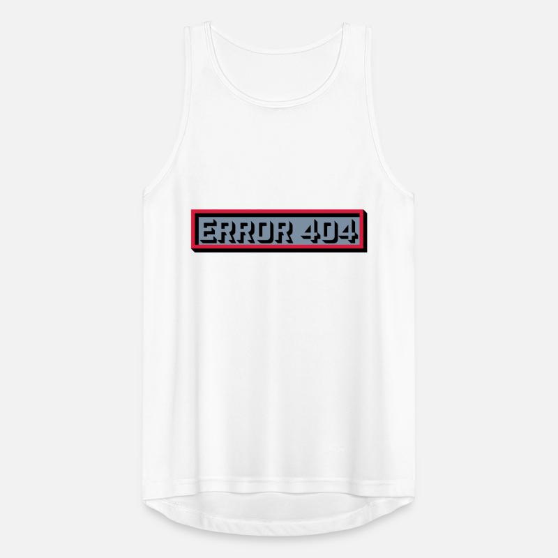 Error 404 Message Computer Men's Breathable Tank Top