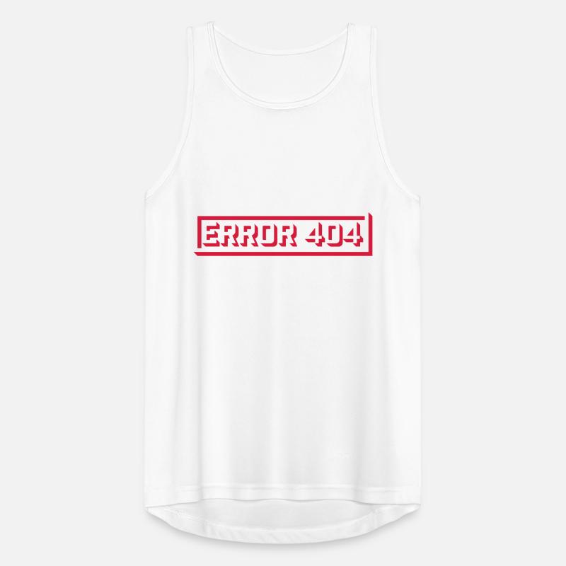 Error 404 Computer Message Men's Breathable Tank Top