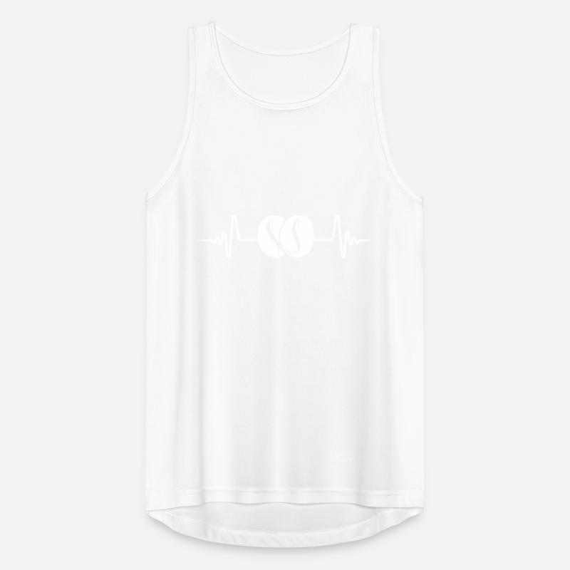 Coffee Bean Pulse Men's Breathable Tank Top