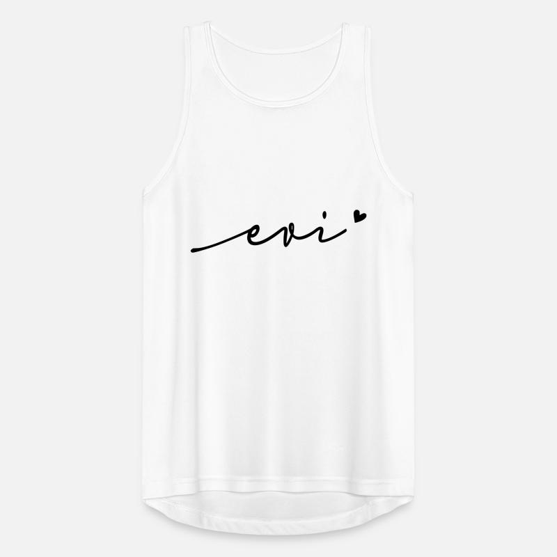 Evi Cursive Name Men's Breathable Tank Top