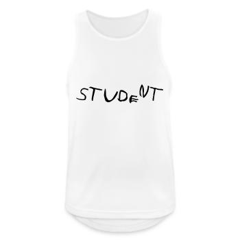 Students - Men's Breathable Tank Top - white - Front - Nick (188cm)