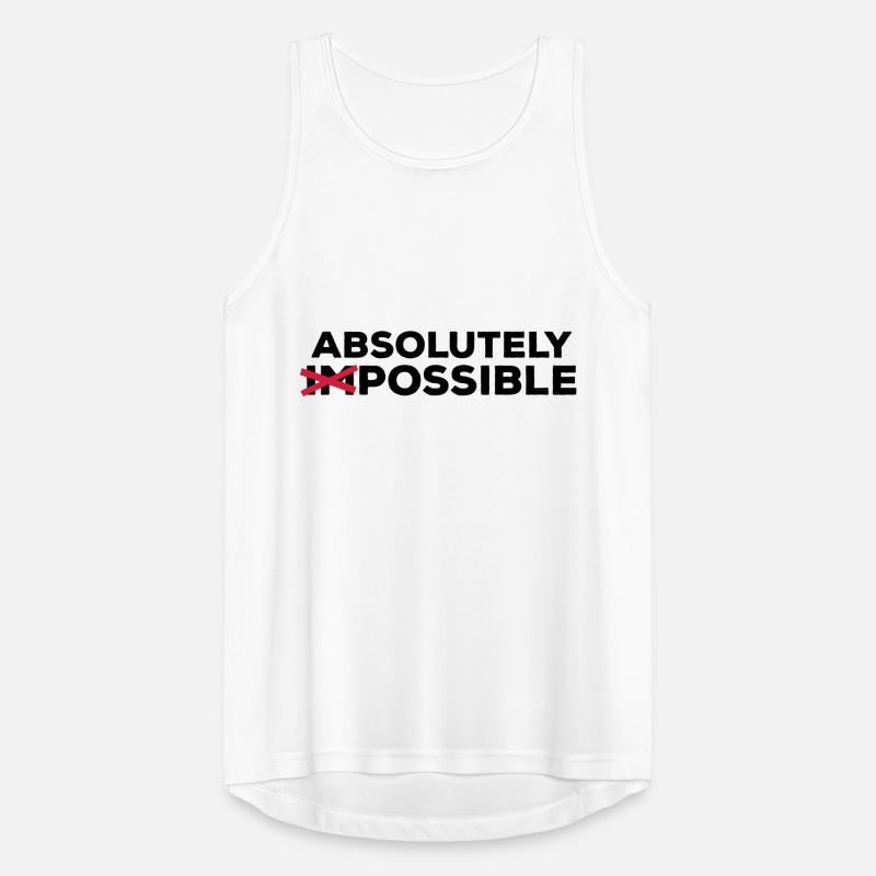 absolutely possible possible sortie solution Optimist Débardeur respirant Homme