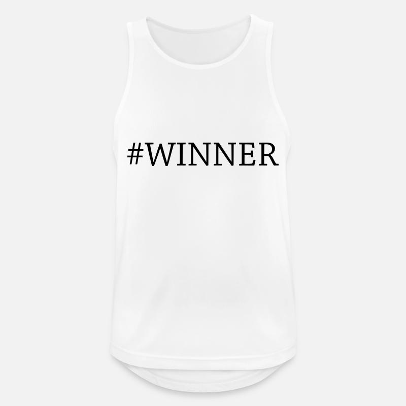 Winner - Men's Breathable Tank Top - white