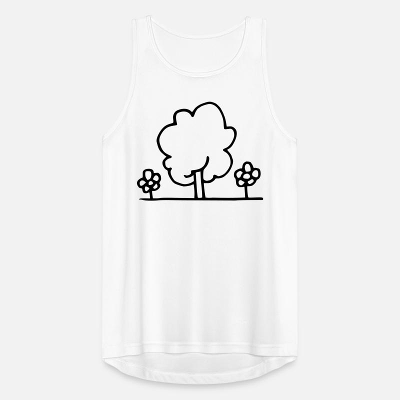 Arbre à fleurs Débardeur respirant Homme