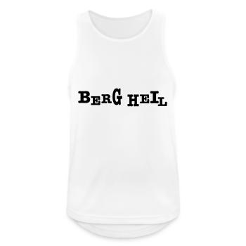 Berg heil - Männer Tank Top atmungsaktiv - Weiß - Vorne - Nick (188cm)