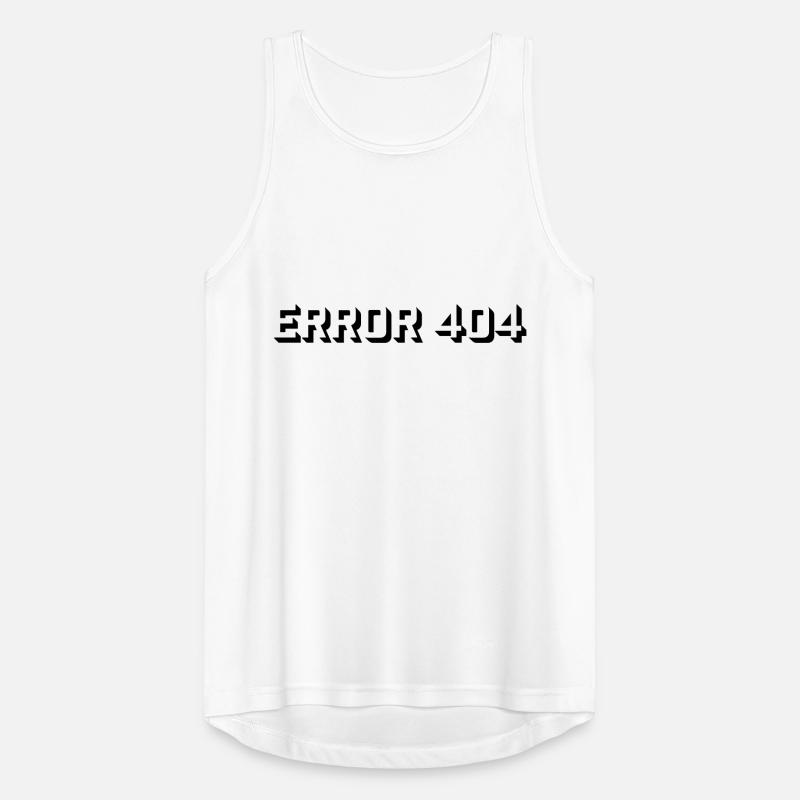 Nerd Computer Error 404 Men's Breathable Tank Top