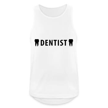 Dentist - Débardeur respirant Homme - blanc - Devant - Nick (188cm)