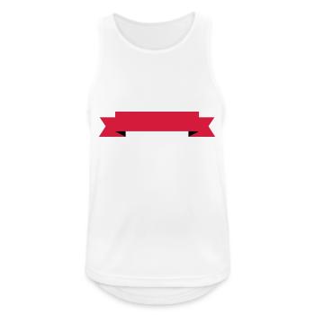 banner - Men's Breathable Tank Top - white - Front - Nick (188cm)