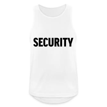 Security - Men's Breathable Tank Top - white - Front - Nick (188cm)