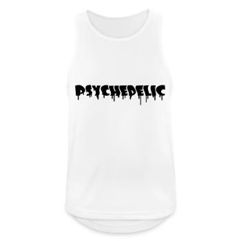 Psychedelic Graffiti - Débardeur respirant Homme - blanc - Devant - Nick (188cm)