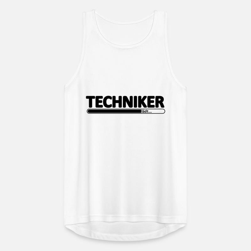 Techniker // Technikerin // Wird Techniker // lädt Männer Tank Top atmungsaktiv