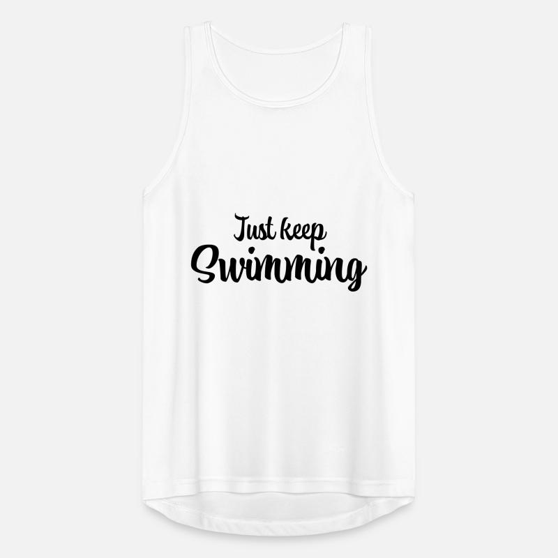 Just keep swimming Men's Breathable Tank Top