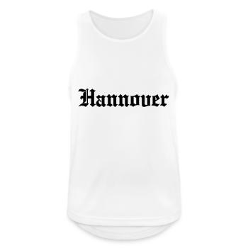 Hannover - Männer Tank Top atmungsaktiv - Weiß - Vorne - Nick (188cm)