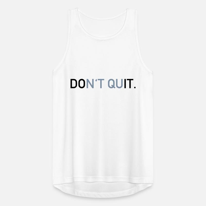 Don't quit Männer Tank Top atmungsaktiv