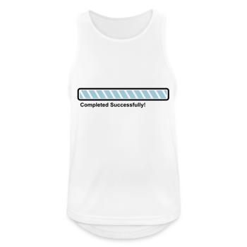 Ladebalken - fully loaded! - Männer Tank Top atmungsaktiv - Weiß - Vorne - Nick (188cm)