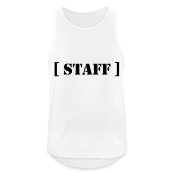 staff - Débardeur respirant Homme - blanc - Devant - Nick (188cm)