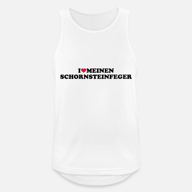 Schornsteinfeger - Männer Tank Top atmungsaktiv - Weiß
