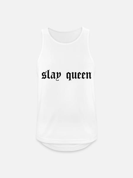 SLay queen - Men's Breathable Tank Top - white