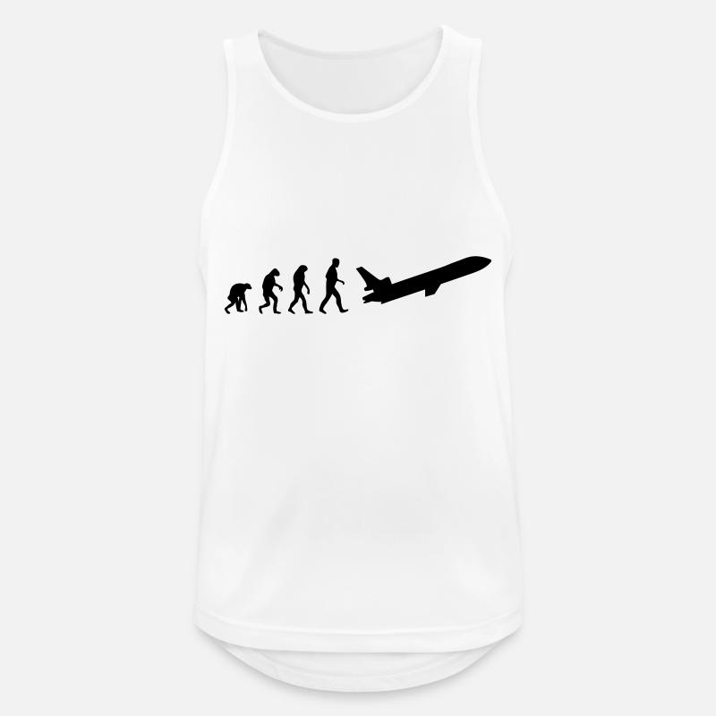 jet evolution - Men's Breathable Tank Top - white