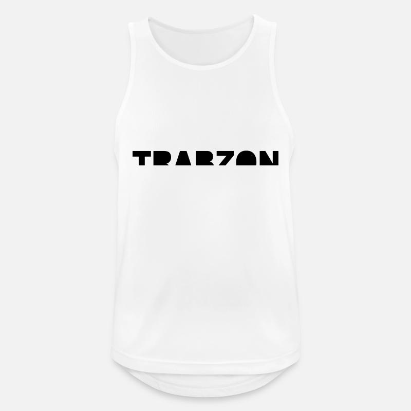 Trabzon - Männer Tank Top atmungsaktiv - Weiß
