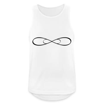 Double Infinity Infinity Sign Friendship - Men's Breathable Tank Top - white - Front - Nick (188cm)