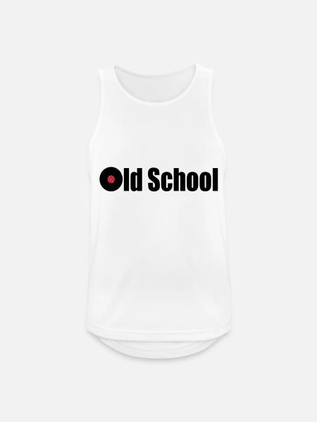 vinyl - Men's Breathable Tank Top - white