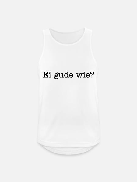 Ei gude how? - Men's Breathable Tank Top - white