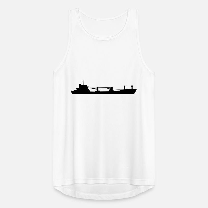 Frachtschiff, Cargo Ship Männer Tank Top atmungsaktiv