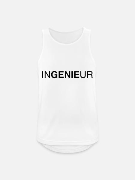 engineer 01 - Men's Breathable Tank Top - white