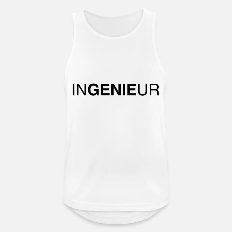 engineer 01 - Men's Breathable Tank Top - white