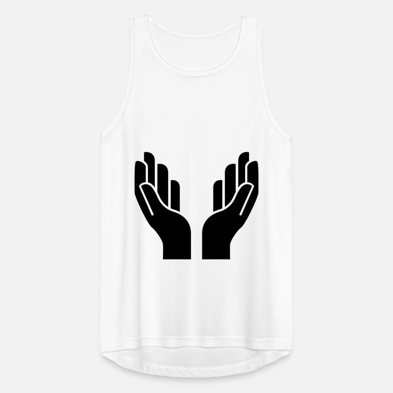Hands icon icon Men's Breathable Tank Top