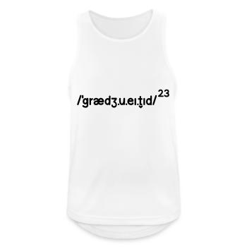 Graduation 2023 - Men's Breathable Tank Top - white - Front - Nick (188cm)