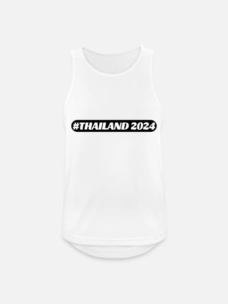 Thailand 2024 - Men's Breathable Tank Top - white