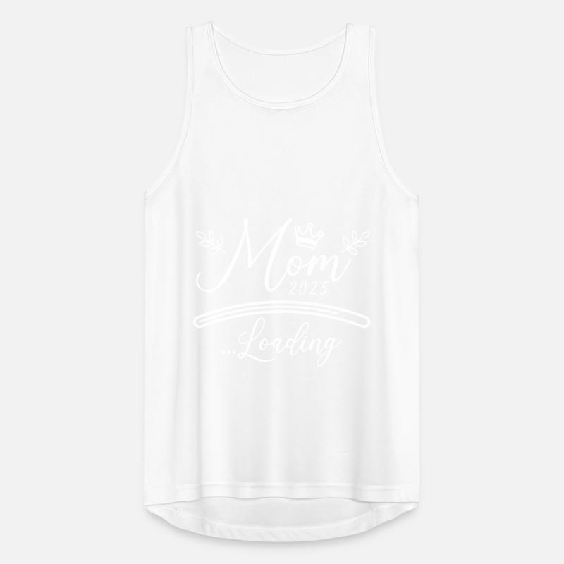 Mama 2025 Loading Mom Spruch Männer Tank Top atmungsaktiv