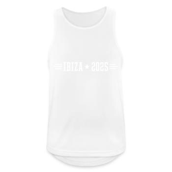 Ibiza 2025 - Men's Breathable Tank Top - white - Front - Nick (188cm)