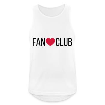 Fan Club Heart - Men's Breathable Tank Top - white - Front - Nick (188cm)