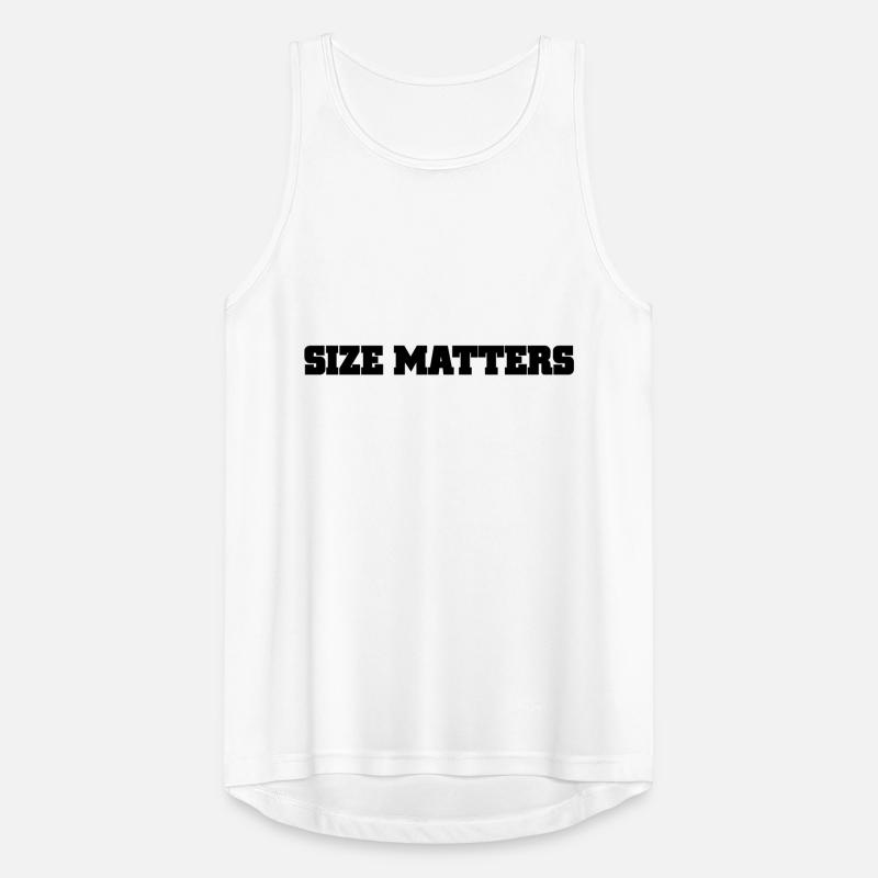 size matters Männer Tank Top atmungsaktiv