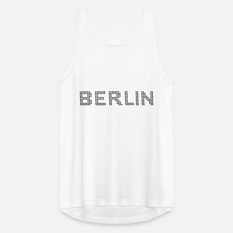BERLIN Punktschrift Männer Tank Top atmungsaktiv