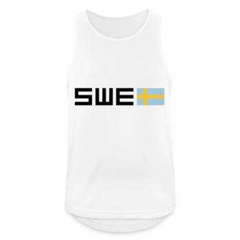 Sweden - Men's Breathable Tank Top - white - Front - Nick (188cm)