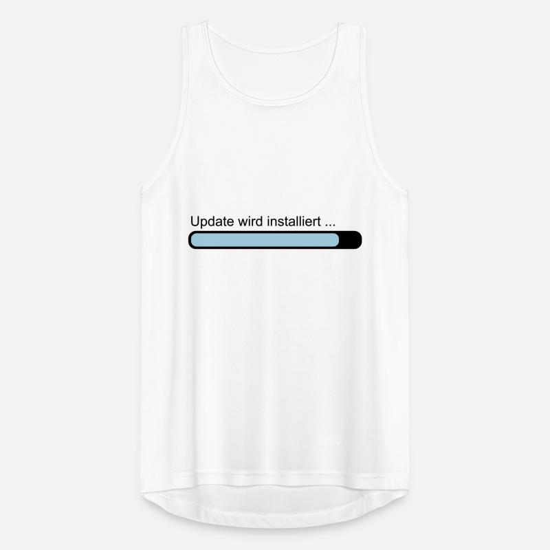 Update wird installiert ... Ladebalken Männer Tank Top atmungsaktiv