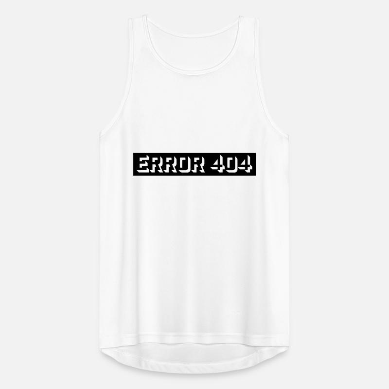404 Meldung Error Computer Männer Tank Top atmungsaktiv