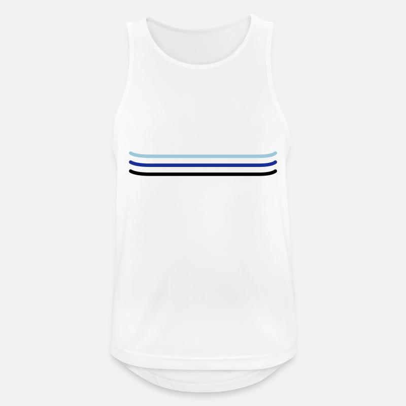 Snowboards - Männer Tank Top atmungsaktiv - Weiß