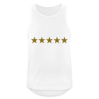 stars - Débardeur respirant Homme - blanc - Devant - Nick (188cm)