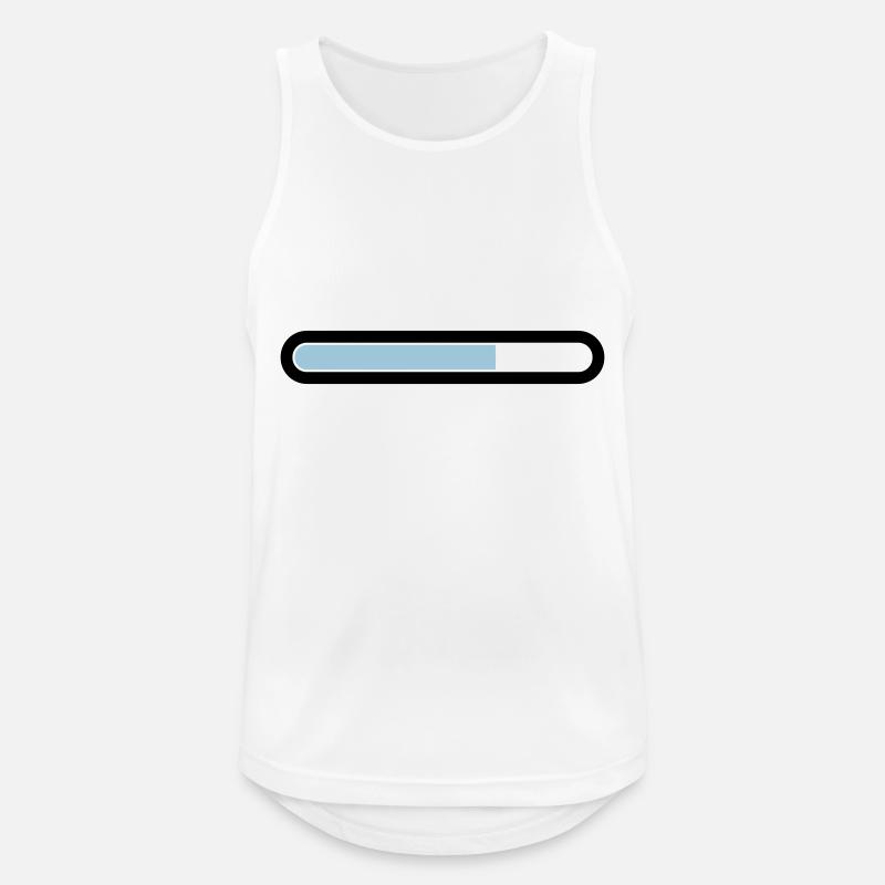 Herunterladen - Männer Tank Top atmungsaktiv - Weiß