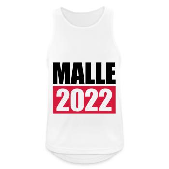 malle 2022 - Men's Breathable Tank Top - white - Front - Nick (188cm)