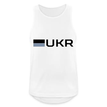 Flag of Ukraine - Men's Breathable Tank Top - white - Front - Nick (188cm)