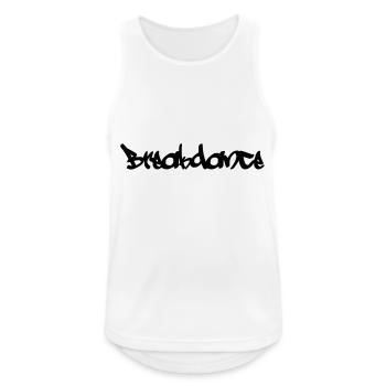 Breakdance - Men's Breathable Tank Top - white - Front - Nick (188cm)