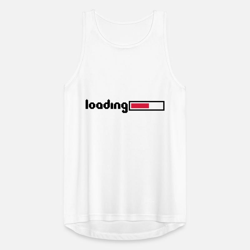 loading 8 bit pixel retro alt spiele computer lade Männer Tank Top atmungsaktiv