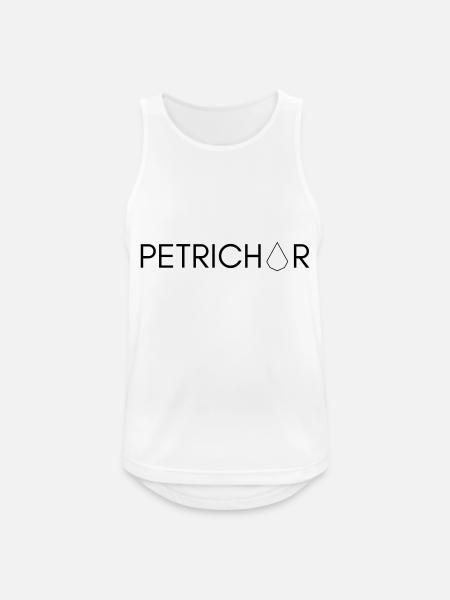 PETRICHOR - Männer Tank Top atmungsaktiv - Weiß